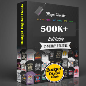 500k+ t-shirt design mega bundle